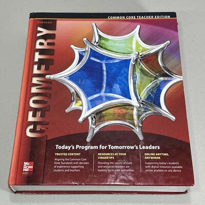 Glencoe Geometry Teacher Edition Common Core ISBN 9780076639304