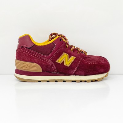 

New Balance Boys 574 IC574TM Красная повседневная обувь Кроссовки Размер 6 M, Красный, 574
