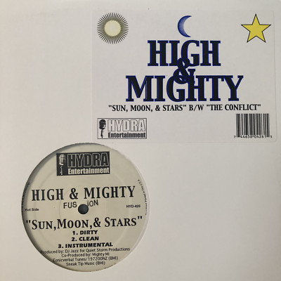 THE HIGH & MIGHTY - SUN, MOON, & STARS / CONFLICT (12'') 1999!! RARE!!  ALCHEMIST