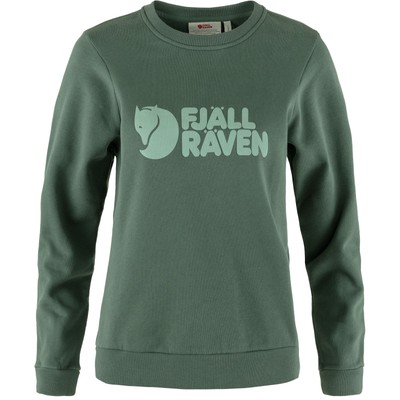 Fjallraven Fjallraven Logo Women's Sweater, Deep Patina/Misty Green, Large