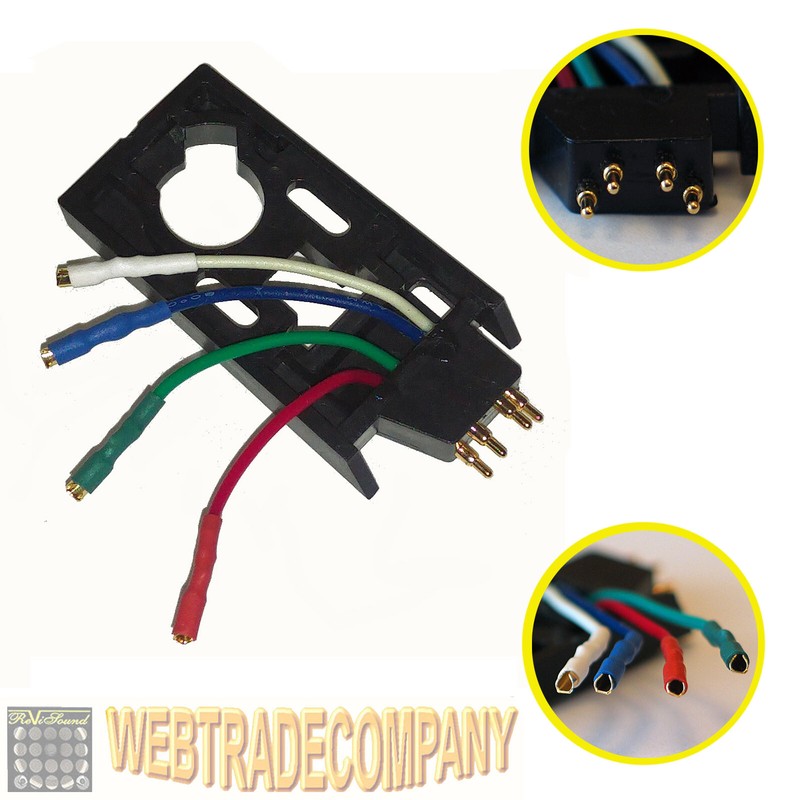 Tonkopfhalter Systemhalterung Headshell Nachbau Dual Tk24 Tk14 24k Goldkontakte!