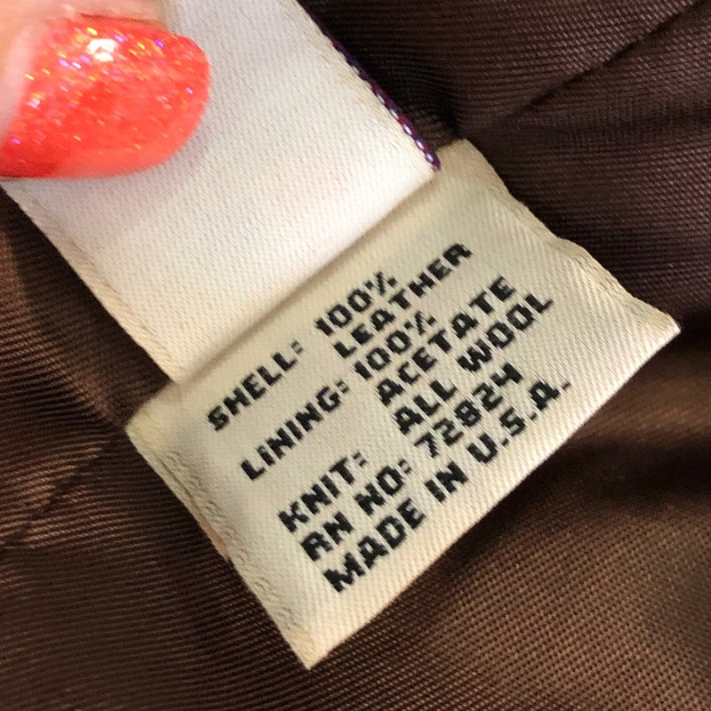 Golden Bear Mens Vintage  Brown Suede Leather Bomber Jacket L USA Made