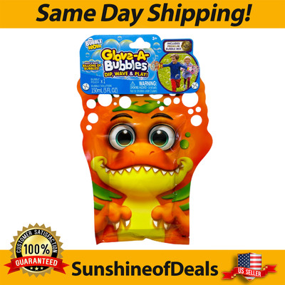 Glove A Bubbles Wave & Play Bubble Solution Included! Zuru Bubble Wow Dinosaur