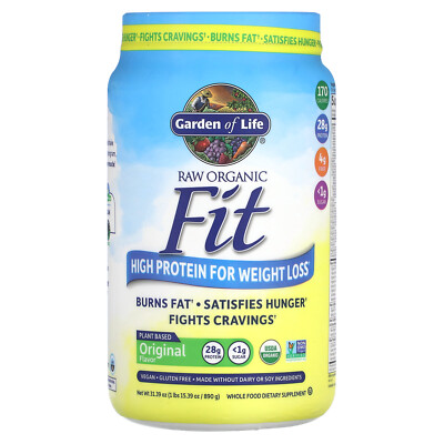 RAW Organic Fit, Продукт с высоким содержанием белка для похудения, оригинальный, 1 фунт 15,39 унции (890 г)