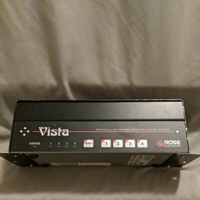Rose Electronics Vista personal keyboard-monitor-mouse switch model kvm-4pca