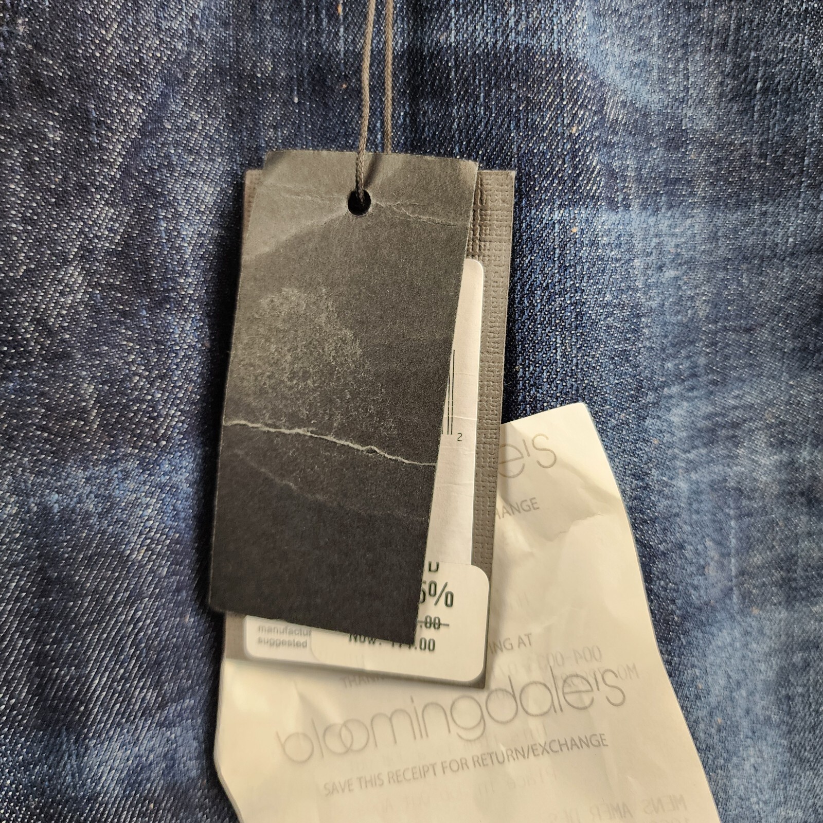 John Varvatos J702 Slim Fit Jeans Men's 34 Ferris Blue Denim Button Zip Closure - Picture 5 of 19