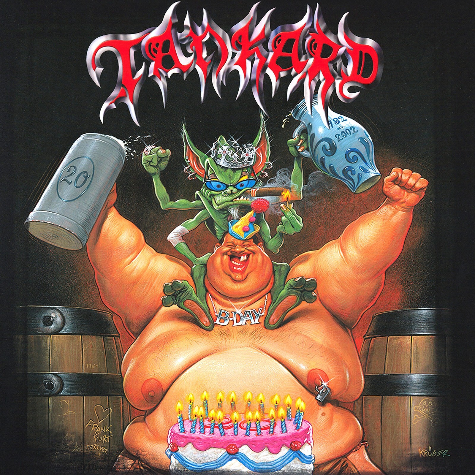 Tankard B-Day 12x12 Album Cover Replica Poster Gloss Print