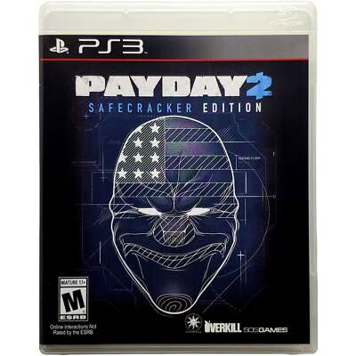 Payday 2 Safecracker Edition - Sony Playstation 3 Pristine Tested Authentic