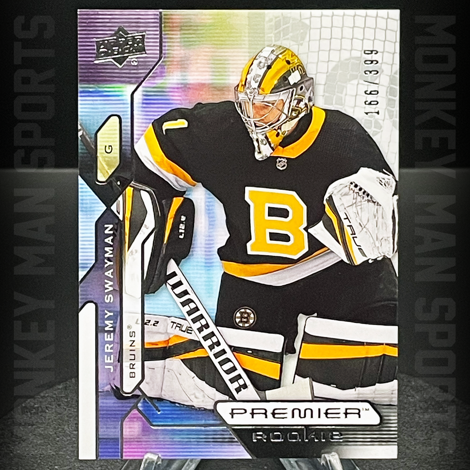 2021-22 Premier - Jeremy Swayman Rookie RC #/399 - #107 BRUINS MINT