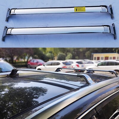 2PCS Cross Bar Fits for Maxus LDV D90 2016-2020 Crossbar Luggage Aluminium Rails