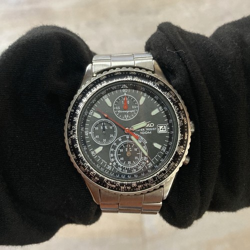 SEIKO メンズ腕時計　V657-8120 seiko 90s watch men's chronograph v657-8120 | eBay