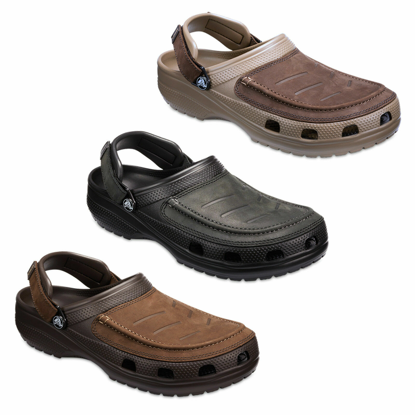 Crocs Yukon Vista Clogs Leather Walking 