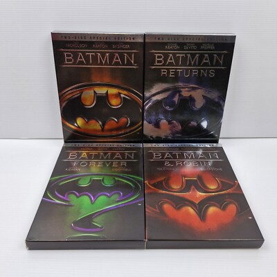 Batman Returns Forever & Robin Special Edition DVD Region 4 8 Discs DC Comics