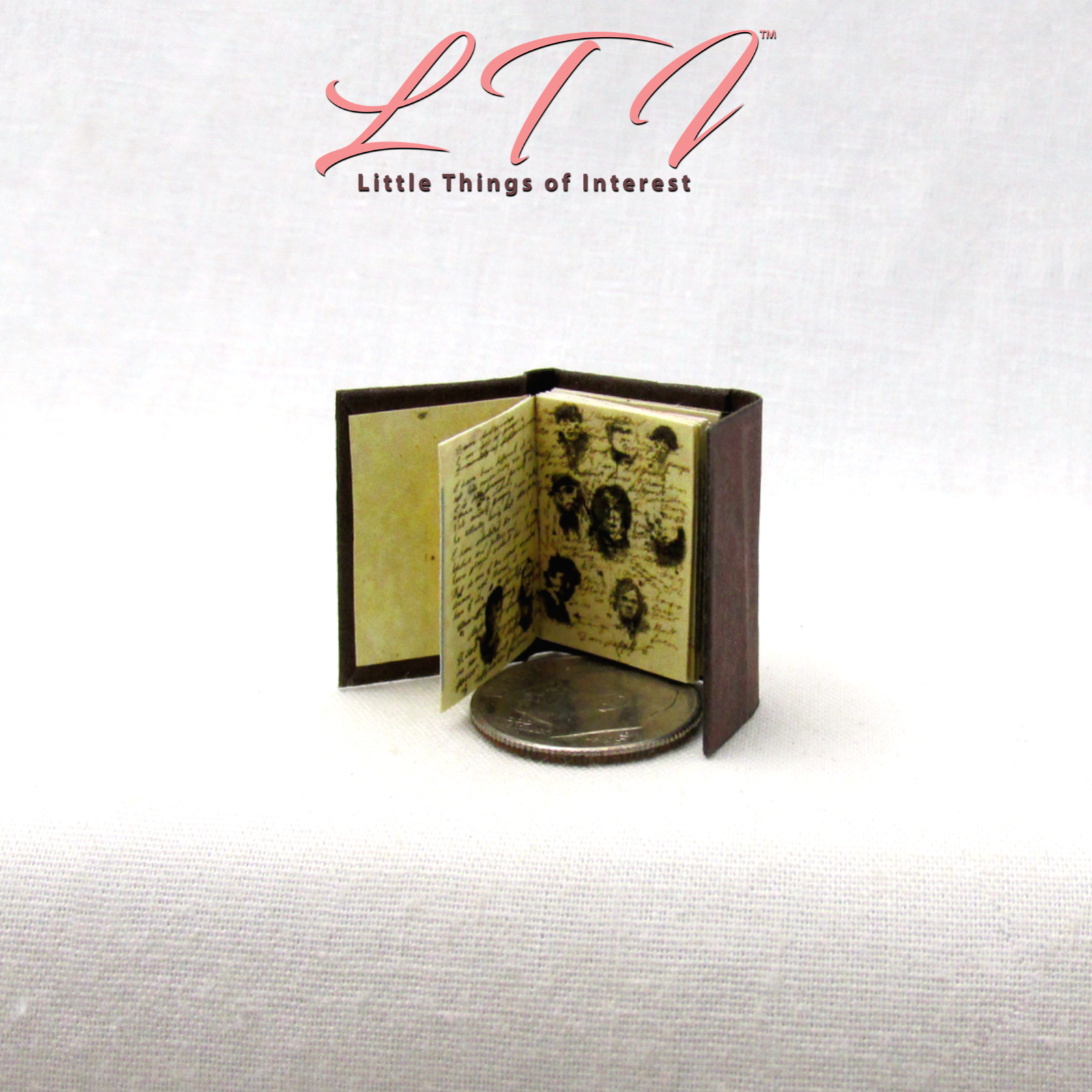 JOURNAL OF IMPOSSIBLE THINGS 1:12 Scale Miniature Readable Illustrated Book