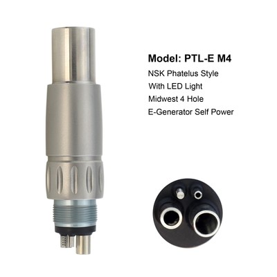 BEING Dental 45 Degree Surgical Handpiece High Speed 4 Hole For KaVo NSK Coupler