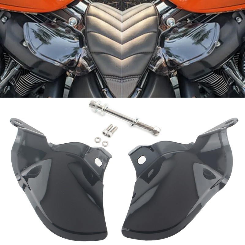 Rauch Sattel Shields Luft WÃ¤Rme Deflektoren FÃ¼R Harley Softail Flsl 2018-2023