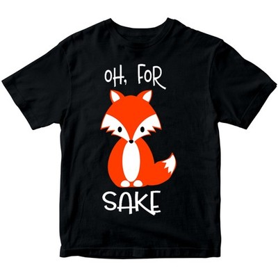 Funny Oh For Fox Sake Rude Animal Novedad Niños Niñas Adolescentes Niños...