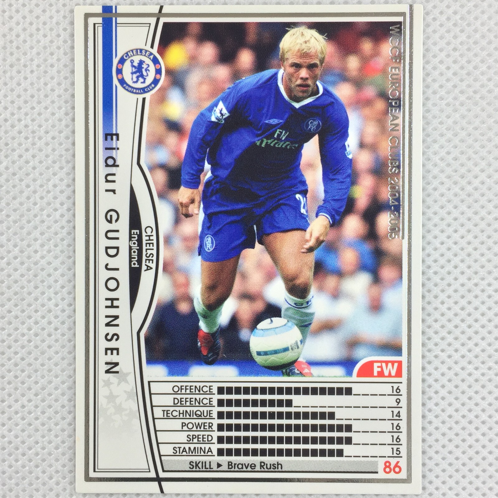 Panini WCCF 2004-05 Eidur Gudjohnsen Chelsea 031 Iceland