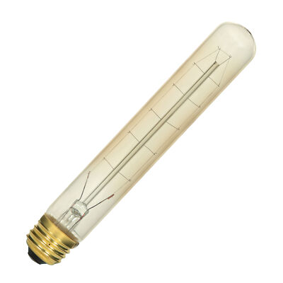 1 Pack Satco S2421 40W T9 CL Clear 12S 120V Vintage Filament