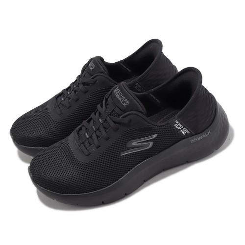 

Черные женские туфли Skechers Go Walk Flex-Grand Entrance Wide Slip-Ins 124975-WBBK, Черный, Go Walk Flex-grand Entrance Wide Slip-ins