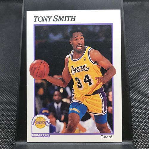 1991-92 NBA Hoops Tony Smith #384 Los Angeles Lakers Marquette | eBay