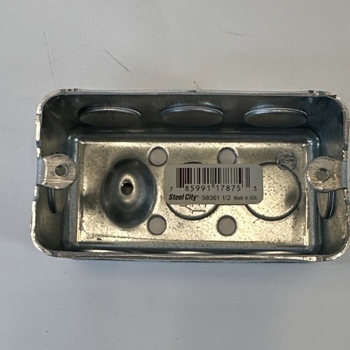 10 Pack Thomas & Betts 4 x 2-1/8 x 1-7/8  Single Gang Handy Box #5836112 J Box