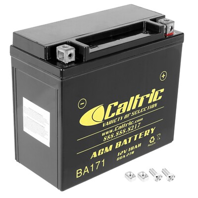 Caltric AGM Battery for Yamaha Kodiak 450 YFM450F 4WD 2003-2006 / 2018-2023