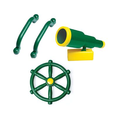 Playground Accessories for Kids Outdoor Playset Kids Pirate Telescope, Steeri...