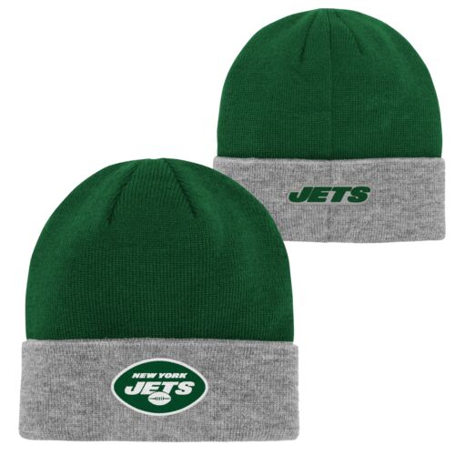 Outerstuff NFL Kids New York Jets Хизер вязаная шапка с манжетами зимняя шапка