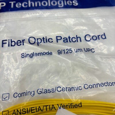 CP TECHNOLOGIES FIBER OPTIC PATCH GORD 9/125 UM