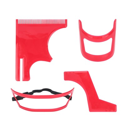 Beard Shaping Tool Beard Grooming Shaping Tool Set of 4 Beard Beard Shaping C...
