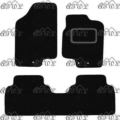 HYUNDAI ix20 2010 TO 2019 TAILORED черный ворсовые авто напольная коврики. (3 CLIPS)