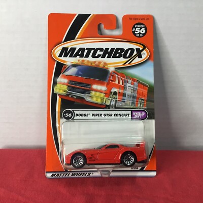 Matchbox Wheeled Envy Dodge Viper GTSR Concept #56/75