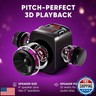 MASINGO Karaoke Machine for Kids and Adults with 2 Wireless Bluetooth Microphones, Portable 3D Sound Speaker with Colorful LED Lights, Supports TF Card/USB, AUX in, FM, TWS for Home Party, Cantando C2