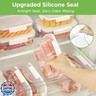 Aspinol 10-Pack Food Storage Containers with Airtight Leakproof Lids, BPA-Free Meal Prep Containers for Microwave/Dishwasher/Freezer, White, 47.3oz Each