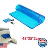 LisylineAuto Motorcycle Seat Gel Pad Comfort Shock Absorption Mats Soft Cooling Seat Pad Car Driver Passenger Motorcycle Long Driving Seat Foam Office Chair Home Seat Gel Cushion (48 x 35 x 2cm)
