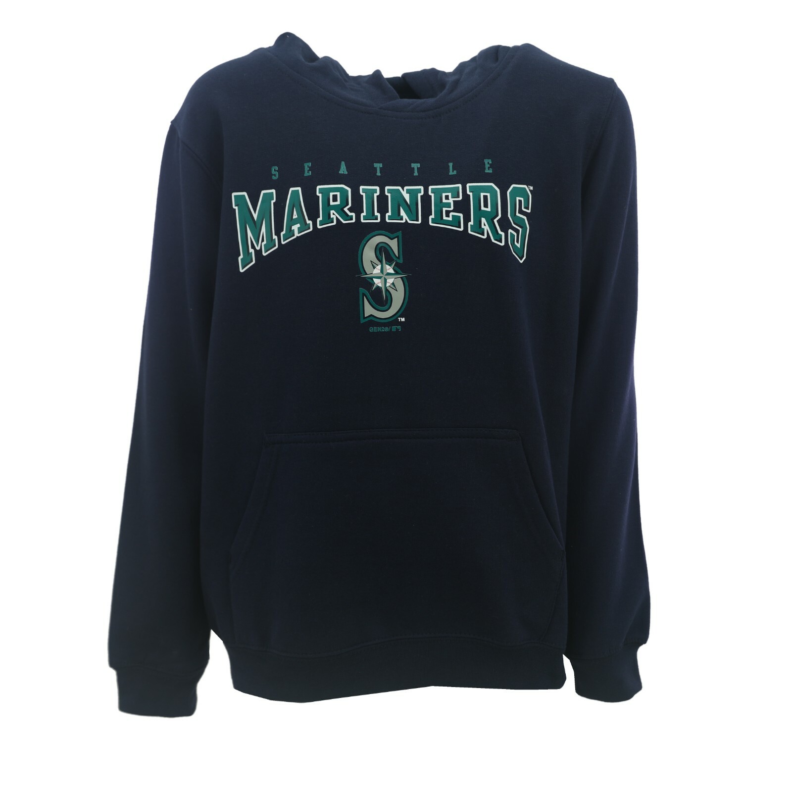 Seattle Mariners Official MLB Kids Youth Size Hooded Sweatshirt New