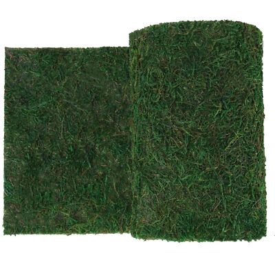Roll of Green Moss for Fairy Gardens Wedding Other Arts and Crafts 15.3x130cm...