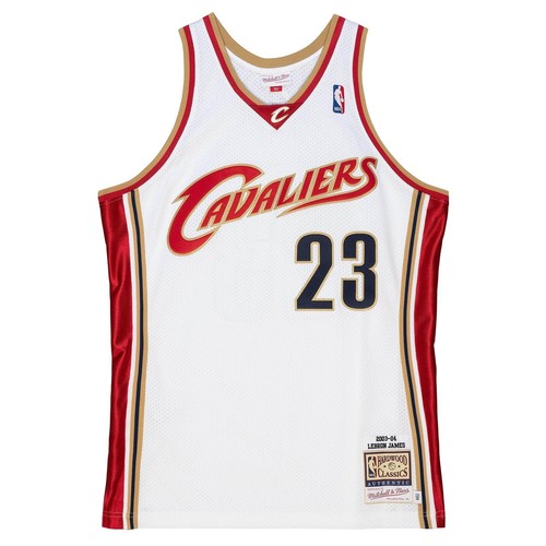 

АУТЕНТИЧНАЯ ФУТБОЛКА NBA MITCHELL - NESS CLEVELAND CAVALIERS 03 ЛЕБРОН ДЖЕЙМС, Белый