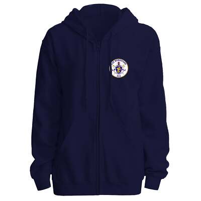 PC-3 USS Hurricane Navy Full-zip Hoodie