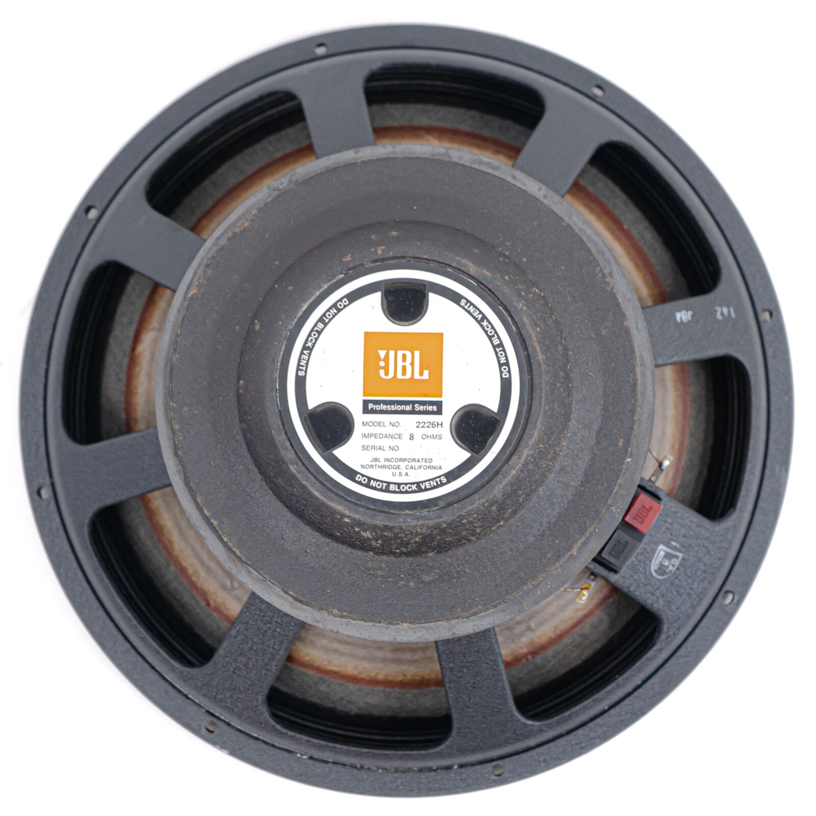 JBL 2226H High Power LF Driver Speaker - 8 Ohm / 15 JBL 2226H High Power LF Driver Speaker - 8 Ohm / 15