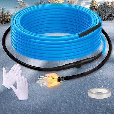 SnulyHeet 120V 6FT Self-regulating Pipe Heating Tape for Metal And Plastic Pipe
