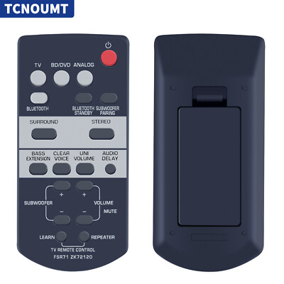 FSR71 ZK72120 Remote Control For Yamaha Surround YAS-203 YAS-CU203 NS-WSW41