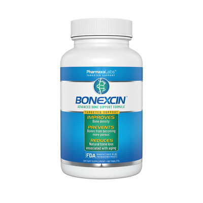 Bonexcin Bone Support Formula | Naturally Improve Bone Density 180 Tablets