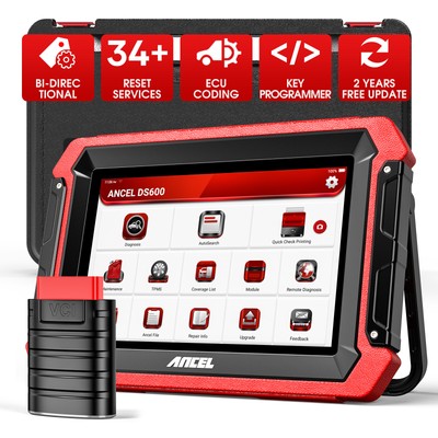 ANCEL DS600 Active Test OBD2 Scanner All Systems Car Diagnosti Coding IMMO