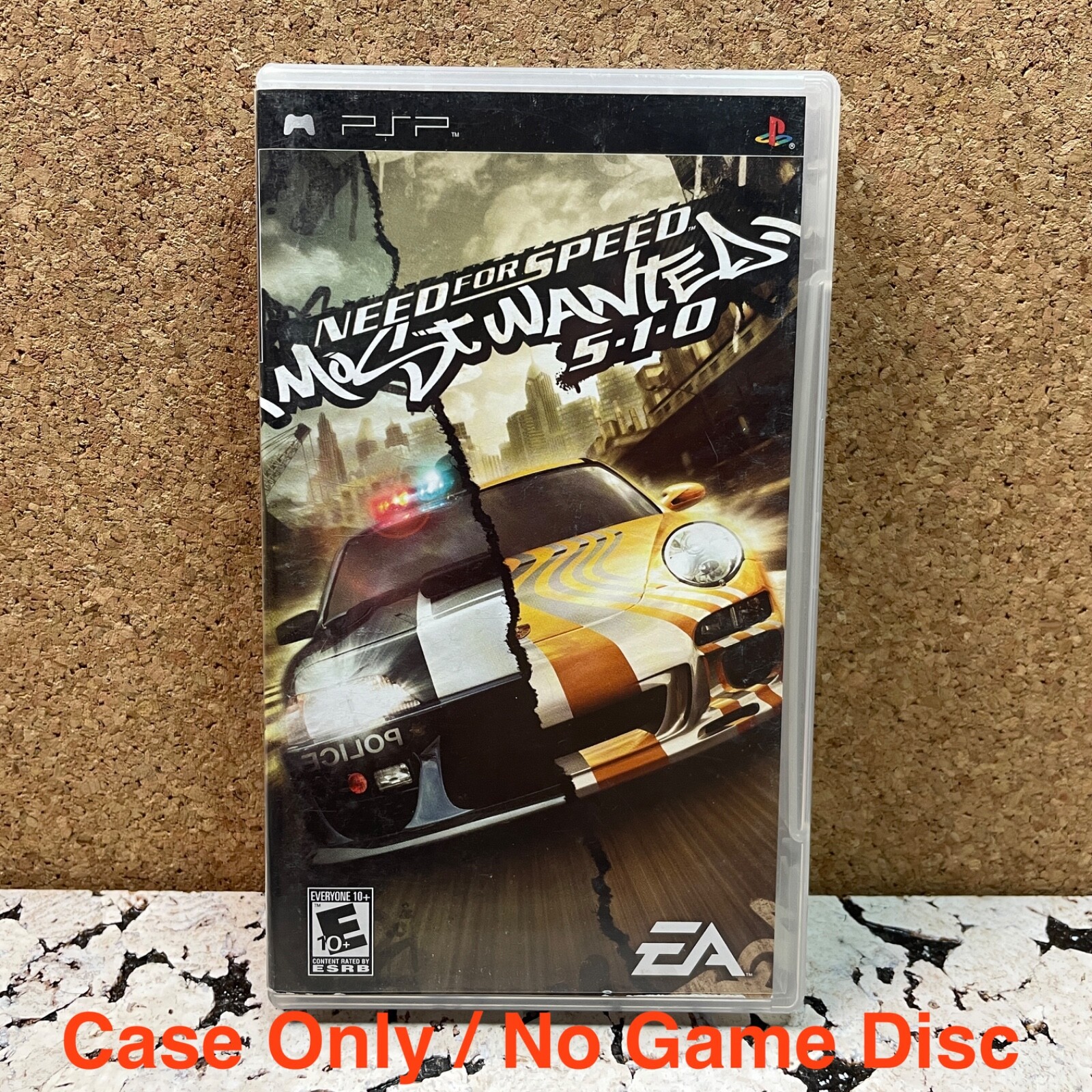 Need for Speed: Most Wanted - Sony PSP - (Case Only) No Game