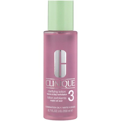 Clinique Clarifying Lotion 3 Combination Oily Skin  6.7 oz. / 200 ml -NEW FRESH!