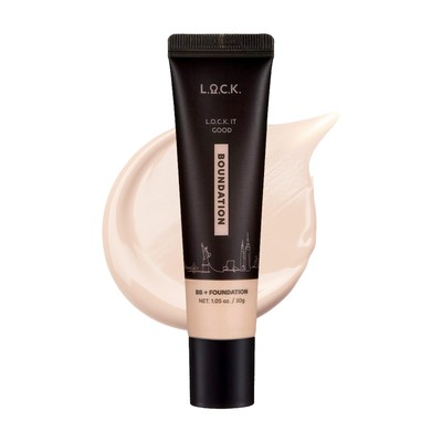 L.O.C.K. Color it Good Boundation 01 Fair Beige B.B Cream + Foundation Medium...