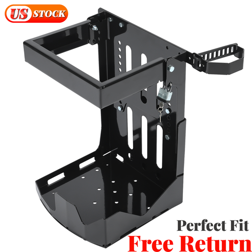 For Open Enclosed Landscape Trailer Lockable Backpack Blower Sprayer Rack Holder