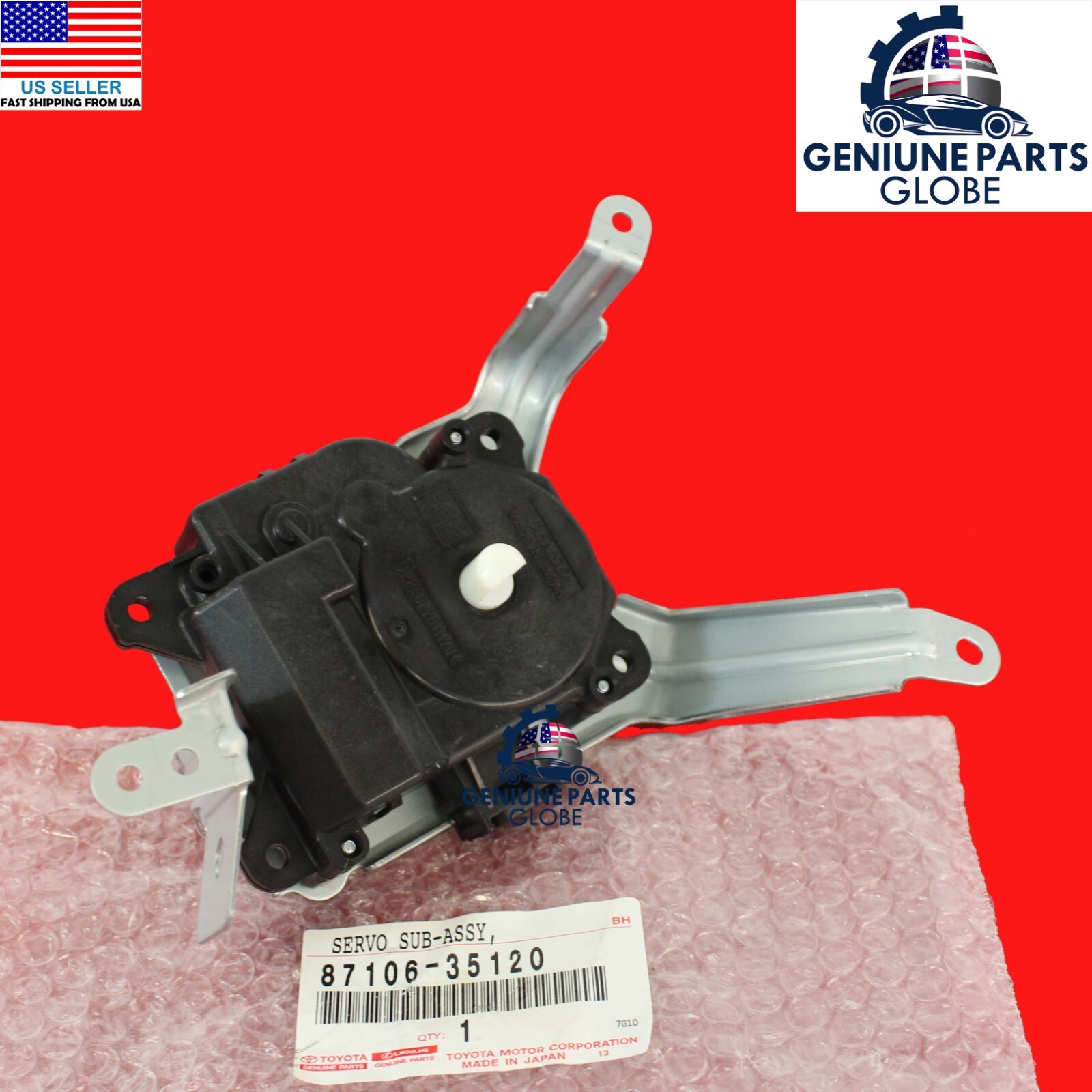 GENUINE TOYOTA 4RUNNER FJ GX470 HEAT & AIR CONDITIONING MODE SERVO 87106-35120